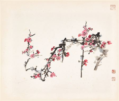 Red Plum Blossoms