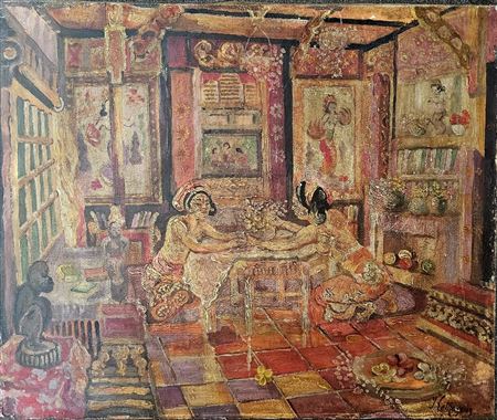 Woman in the house