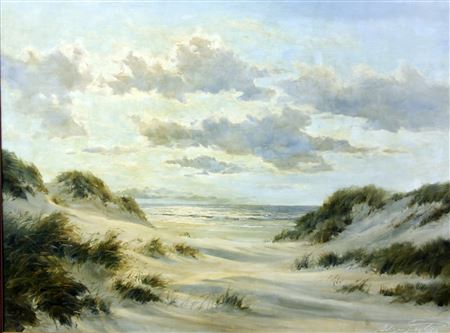Sample artwork by Edgar Freyberg (1927 - 2017), known for marine, seascape, coastal view and landscape painting - View similar artists and auction records