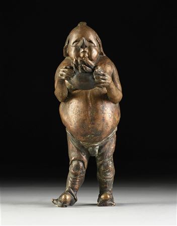 "Figure with a Bowl of Bananas," 1990s