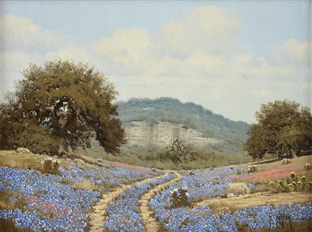 Road Through the Bluebonnets