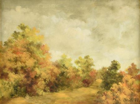 Landscape with Cloudy Sky, 1967