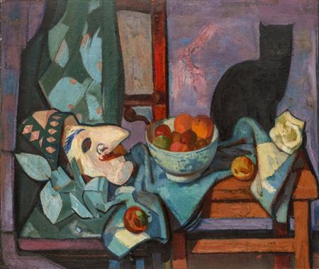Stilleben mit Maske. by Wilhelm Lachnit - Auction record, sale price, and art valuation. Compare with similar artists and explore comparable artworks.