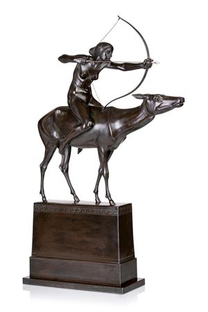 Diana auf der Hirschkuh.