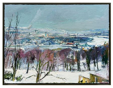 Gerhart-Hauptmann-Blick im Winter. by Siegfried Klotz - Auction record, sale price, and art valuation. Compare with similar artists and explore comparable artworks.