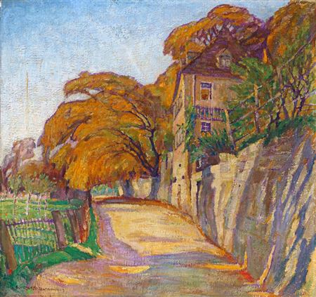 Sample artwork by Richard Paul Burkhardt-Untermhaus (1883 - 1963), known for painting, lithography - View similar artists and auction records
