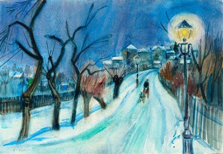 Sample artwork by Erich Gerlach (1909 - 1999), known for painting - View similar artists and auction records