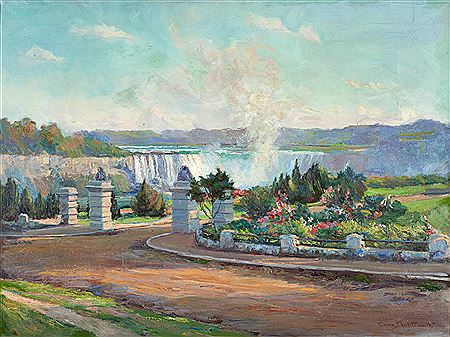 Niagara Falls, Canadian Side, with Brock's Gate