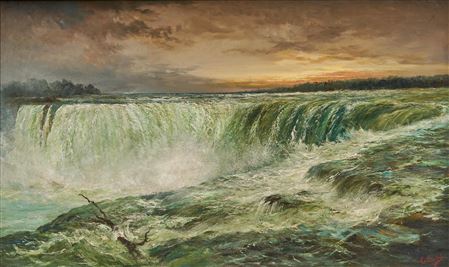 Sunrise Over Niagara Falls