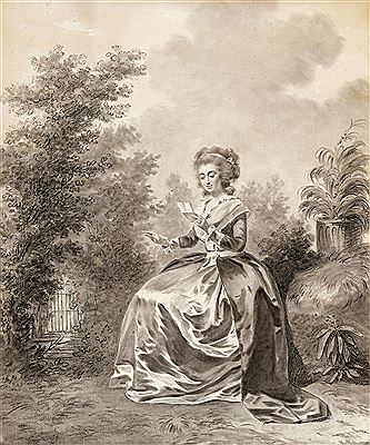 Madame Vigée Le Brun Seated in a Garden Reading a Letter by Jacques Antoine Marie Lemoine - Auction record, sale price, and art valuation. Compare with similar artists and explore comparable artworks.