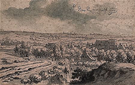 View of St. Peter’s Church, near Maastricht by Josua De Grave - Auction record, sale price, and art valuation. Compare with similar artists and explore comparable artworks.
