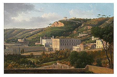 Naples, a View of the Villa Lucia on the Vomero Hill