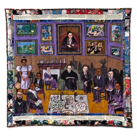Sample artwork by Faith Ringgold (1930 - 2024), known for african-american themed mixed-media sculpture, painting. drawing, figiures - View similar artists and auction records