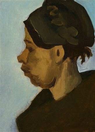Tête de paysanne