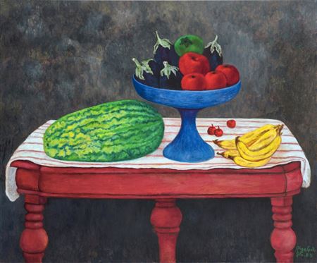 La mesa roja
