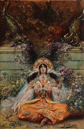 Sarah Bernhardt in the Role of Izeyl