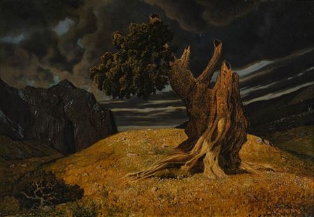 Sample artwork by Leopold Scheiring (1884 - 1927), known for landscape painting - View similar artists and auction records