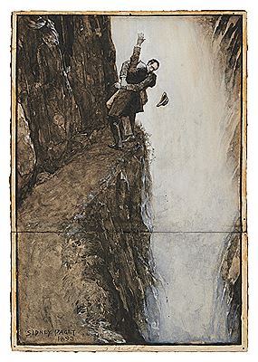 Sample artwork by Sidney Edward Paget (1860/61 - 1908), known for sherlock holmes magazine illustrations, landscape and marine paintings - View similar artists and auction records