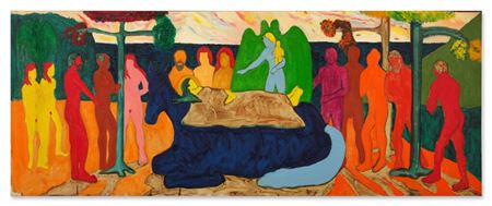 Nativity Scene by Bob (Robert Louis) Thompson - Auction record, sale price, and art valuation. Compare with similar artists and explore comparable artworks.