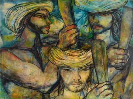 Los ejemplos by Servando Cabrera Moreno - Auction record, sale price, and art valuation. Compare with similar artists and explore comparable artworks.