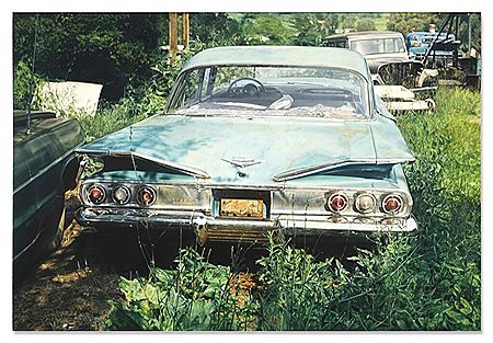 Chevy In Green Fields