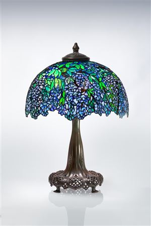Unique "Wisteria-Laburnum" Table Lamp