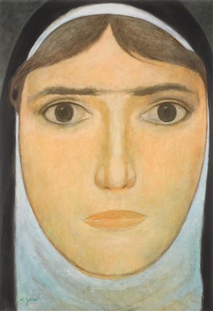 Sample artwork by Nuri Iyem (1915 - 2005), known for painting - View similar artists and auction records