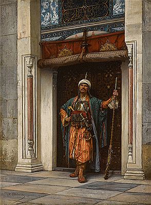 The Guard by Stanislaw Chlebowski - Auction record, sale price, and art valuation. Compare with similar artists and explore comparable artworks.