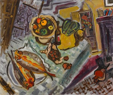 Sample artwork by Nano Reid (1900 - 1981), known for landscape, figure and portrait painting - View similar artists and auction records