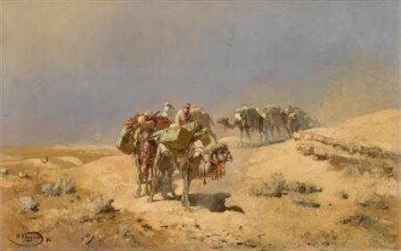 Caravan in the Desert