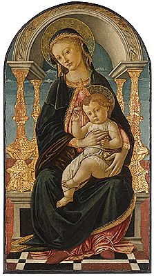 The Virgin and Child enthroned