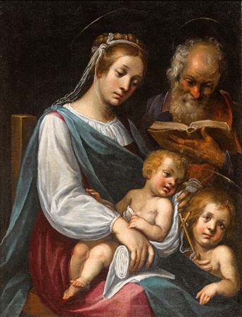 The Holy Family with the infant Saint John the Baptist by Astolfo Petrazzi - Auction record, sale price, and art valuation. Compare with similar artists and explore comparable artworks.