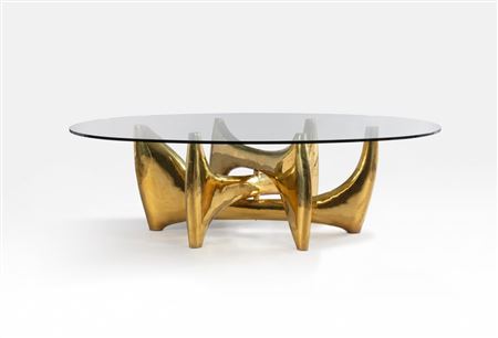 Sample artwork by Philippe Hiquily (1925 - 2013), known for abstract figurative sculpture, furniture making, metal - View similar artists and auction records