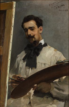Portrait of the painter TS Freire by Aurelio Arteta Y Errasti - Auction record, sale price, and art valuation. Compare with similar artists and explore comparable artworks.