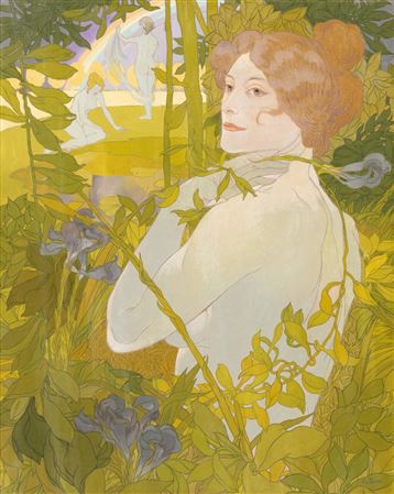 Woman with an Iris