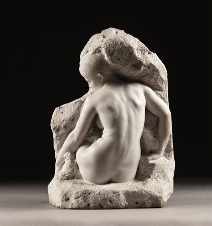 Jeune fille assise de dos (Young Woman Seated from behind)
