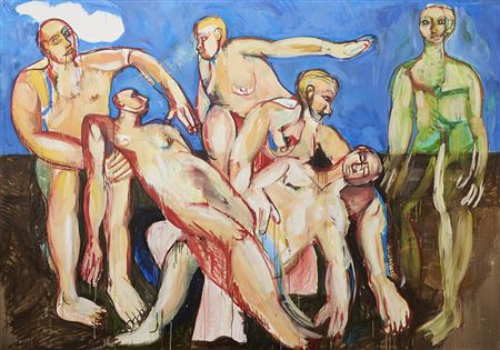 Six figures by Joseph Furlonger - Auction record, sale price, and art valuation. Compare with similar artists and explore comparable artworks.