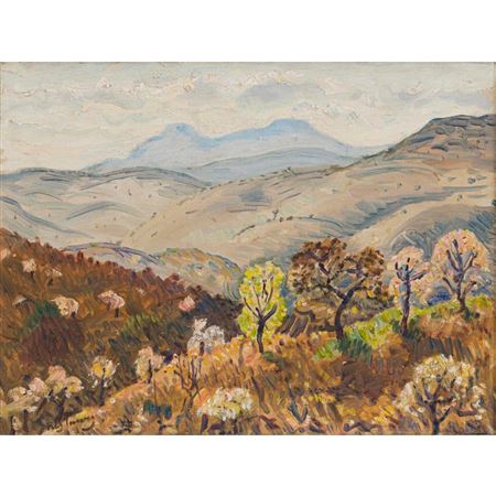 Mountain Landscape by Reginald Turvey - Auction record, sale price, and art valuation. Compare with similar artists and explore comparable artworks.