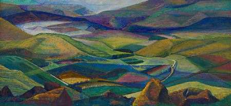 Mountain Landscape (Komati Valley) by Leonora Everard-Haden - Auction record, sale price, and art valuation. Compare with similar artists and explore comparable artworks.
