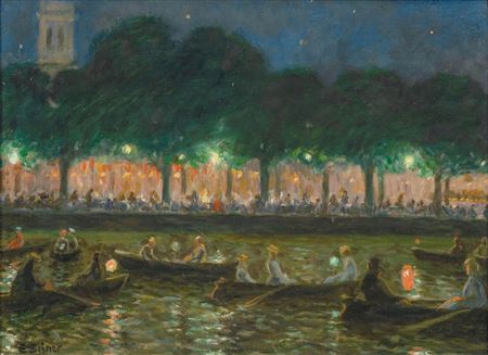 Boats by Ernst Wilhelm H Eitner - Auction record, sale price, and art valuation. Compare with similar artists and explore comparable artworks.