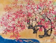 Red and white plum by Seison Maeda - Auction record, sale price, and art valuation. Compare with similar artists and explore comparable artworks.