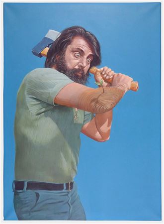 Self-Portrait with Axe