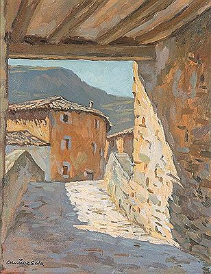 Passage of Olleta, Navarra by Cesar Munoz Sola - Auction record, sale price, and art valuation. Compare with similar artists and explore comparable artworks.