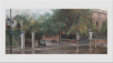 Paseo de la Castellana (corner of Marqués de Risca). 1989 by Amalia Avia Pena - Auction record, sale price, and art valuation. Compare with similar artists and explore comparable artworks.