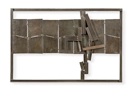 Landscape or composition in Cross. 1953