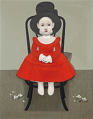 Seated girl.