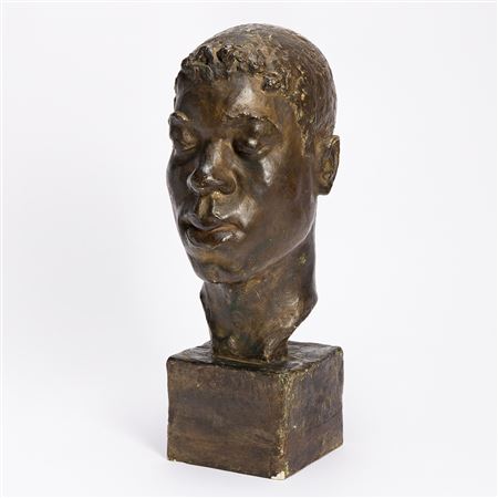 Head of a Young Black Man by Augusta Christine Fells (Moore) Savage - Auction record, sale price, and art valuation. Compare with similar artists and explore comparable artworks.