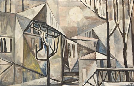 Sample artwork by Andre Hans Ficus (1919 - 1999), known for paintings - View similar artists and auction records