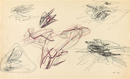 About Birds; Three Figure Studies AND Untitled (Figural Forms) (3)