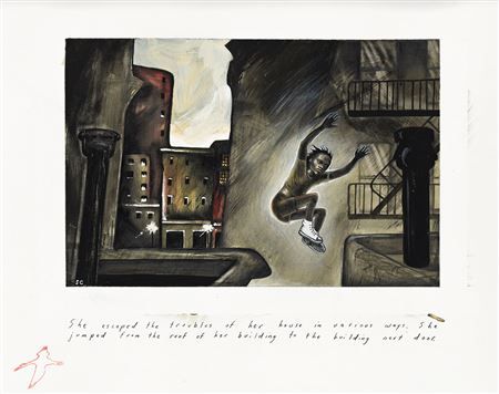 She escaped the troubles of her house in various ways by Sue Coe - Auction record, sale price, and art valuation. Compare with similar artists and explore comparable artworks.